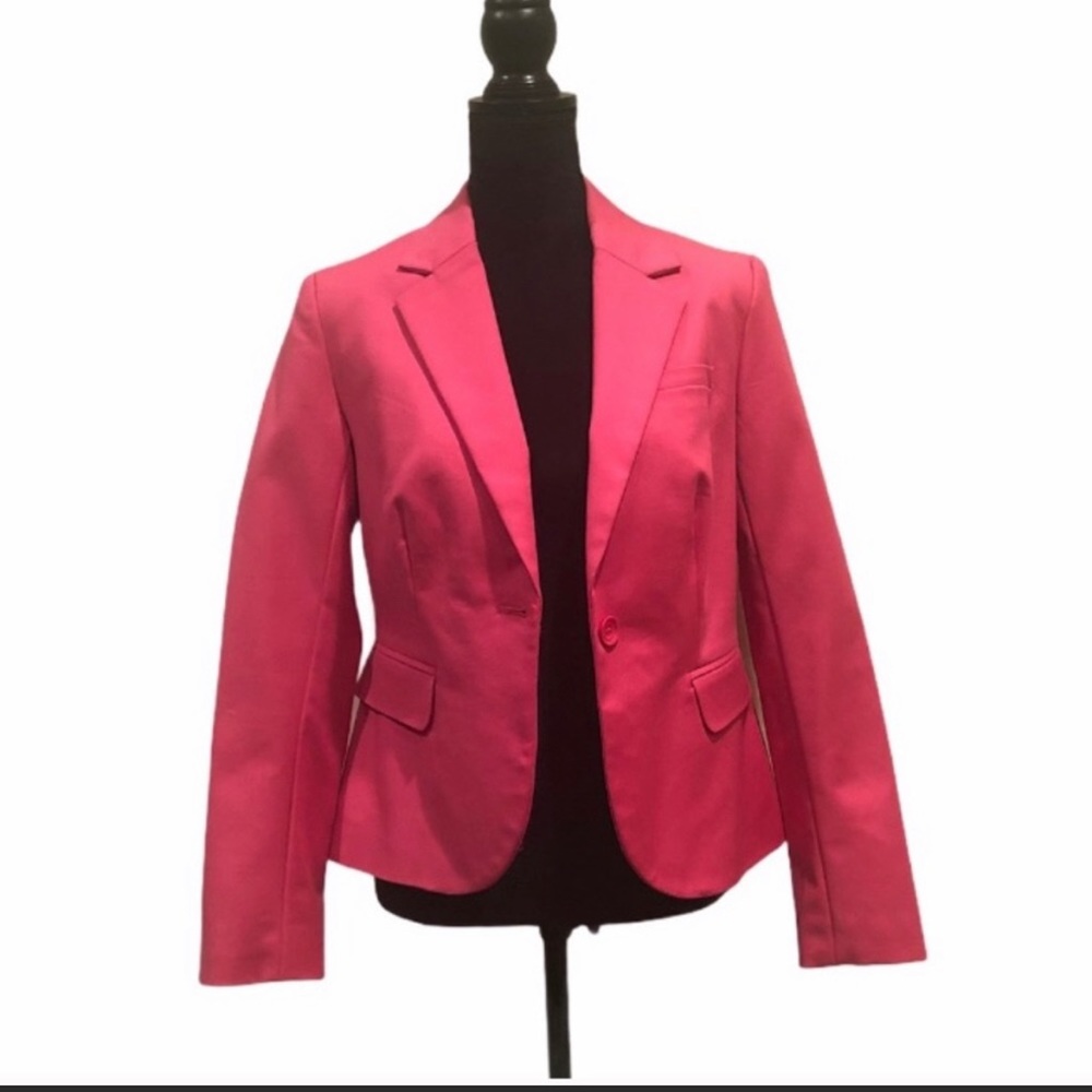 NWOT Ricki’s coral one button blazer size 6